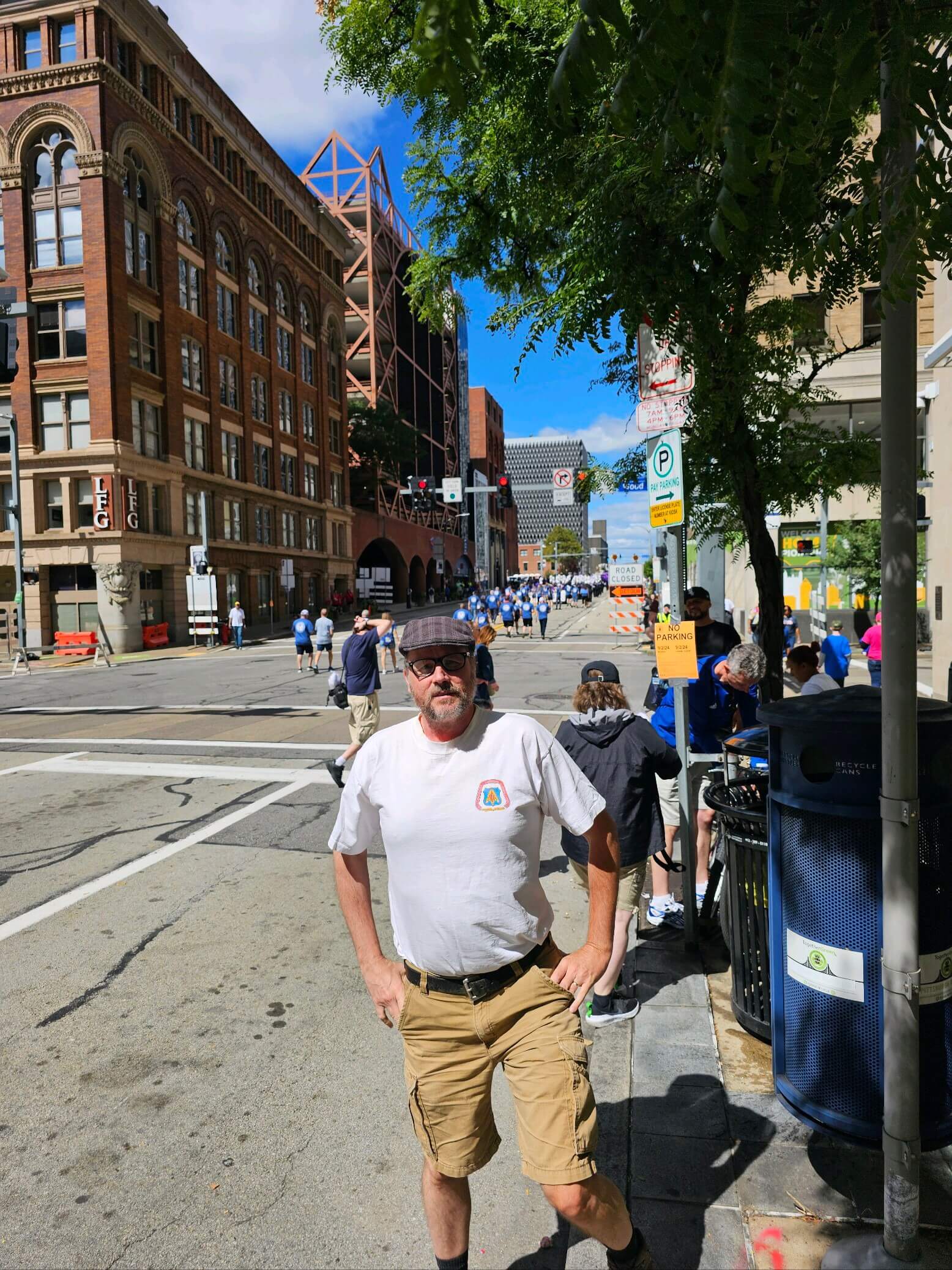 George Karpacs at Pittsburgh Labor Day Parade in Downtown Pittsburgh, PA